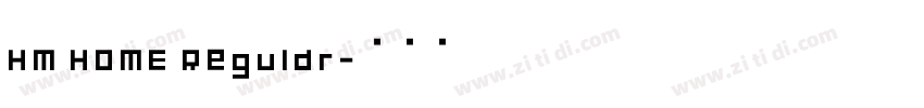 HM HOME Regular字体转换